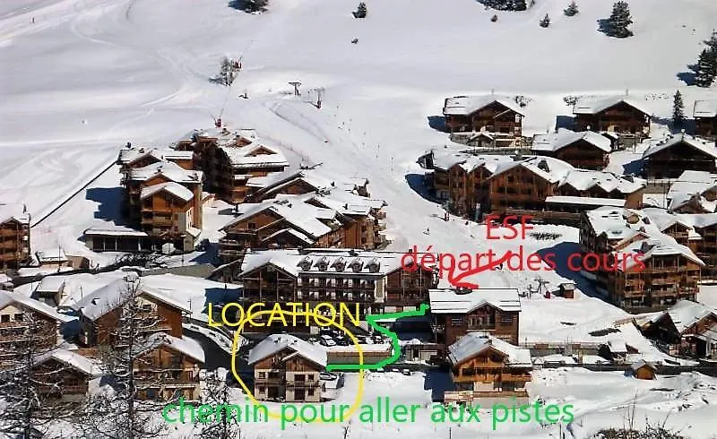 Apartment Appartement 58M2 Avec Jardin & Terrasse Dans Chalet Montgenevre France
